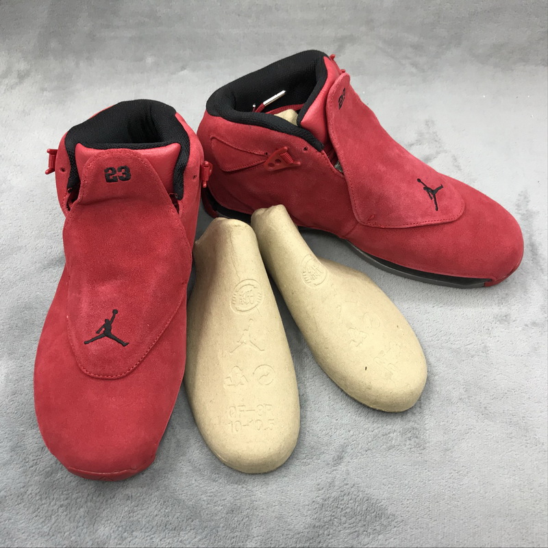 Authentic Air Jordan 18 Gym Red